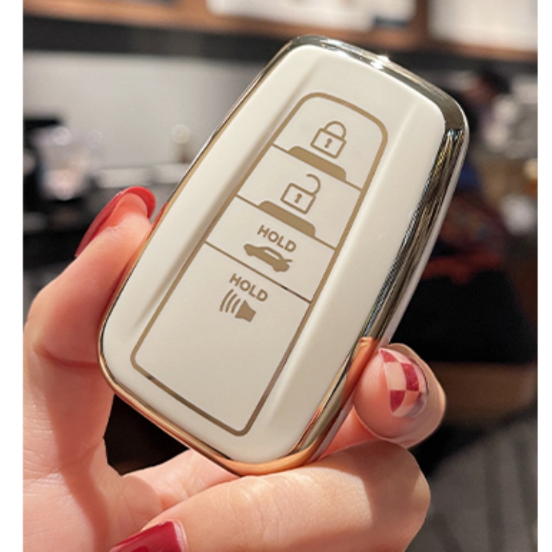 Vỏ Chìa Khóa Điều Khiển Từ Xa 4 Nút Cho Toyota Corolla Hybrid 2021 Rav4 Camry Highlander Prius C-HR 2018 2019 2020 2022