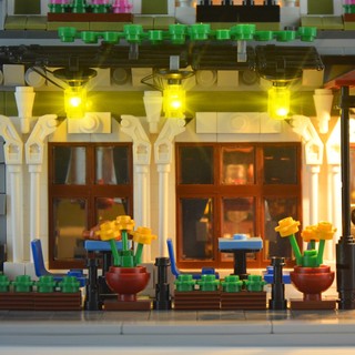 Led Light Kit for 10243 Parisian Restaurant Lighting（Excluding building blocks）