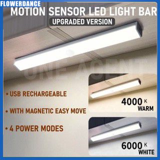 Đèn Cảm Biến Tự Động Đèn Led Cảm Ứng Đèn Di Chuyển Không Dây Sạc Không Dây Đèn Tủ Quần Áo Cầu Thang Flowerdance