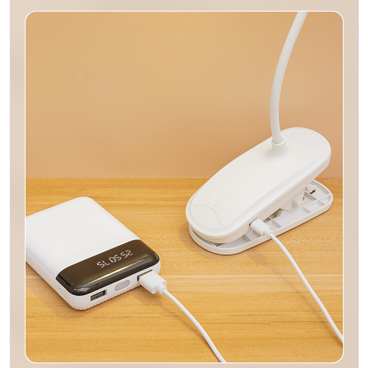 Đèn LED Đọc Sách 3 Chế Độ Điều Khiển Cảm Ứng Bảo Vệ Mắt Kèm Sạc USB Tiện Dụng Chất Lượng Cao