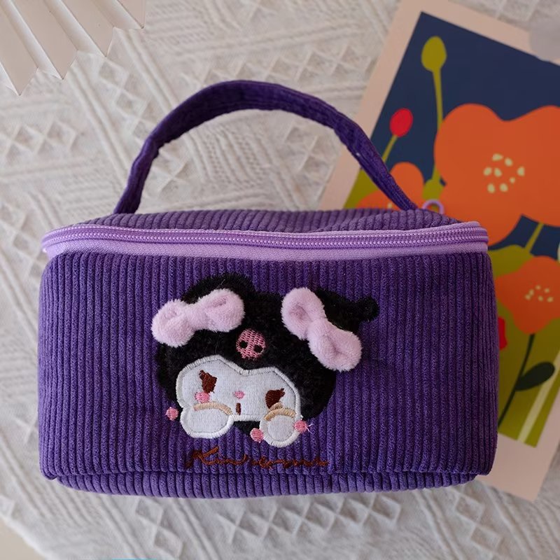 Túi Đựng Mỹ Phẩm SY2 Sanrio mymelody Kuromi Cinnamon Pochacco Nhồi Bông Cá Tính Sức Chứa Lớn