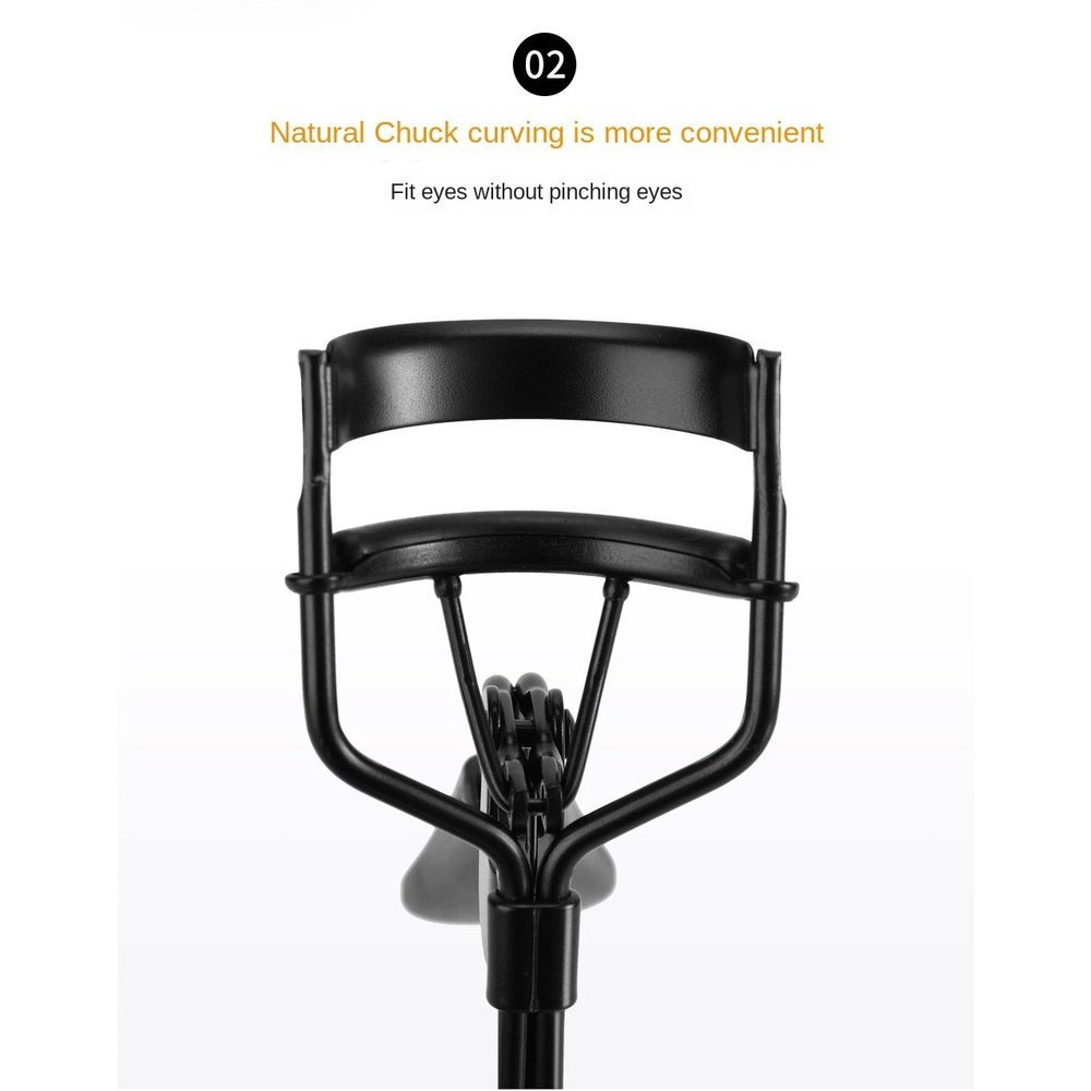 Đệm Cao Su Màu Đen Uốn Cong Lông Mi Lâu Trôi Góc Siêu Rộng Cho Người Mới Bắt Đầu