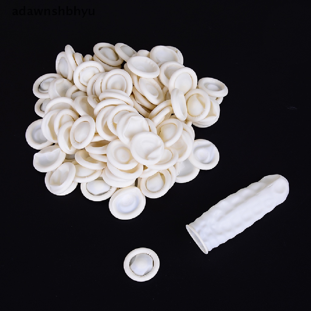 Set 100 Miếng Cao Su Bọc Ngón Tay Hỗ Trợ Nối Mi / Lông Mày Tiện Lợi VN