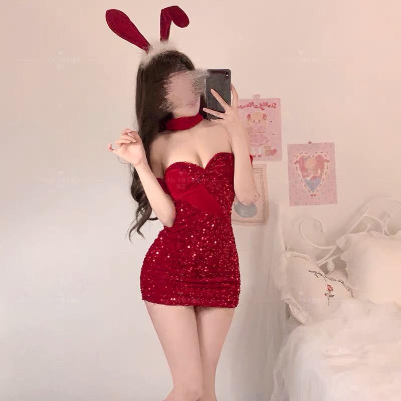 Váy ôm body hóa thỏ dễ thương/ cô nàng tiệc tùng, hàng cao cấp loại 1 CP75 CICI BONITA HCM