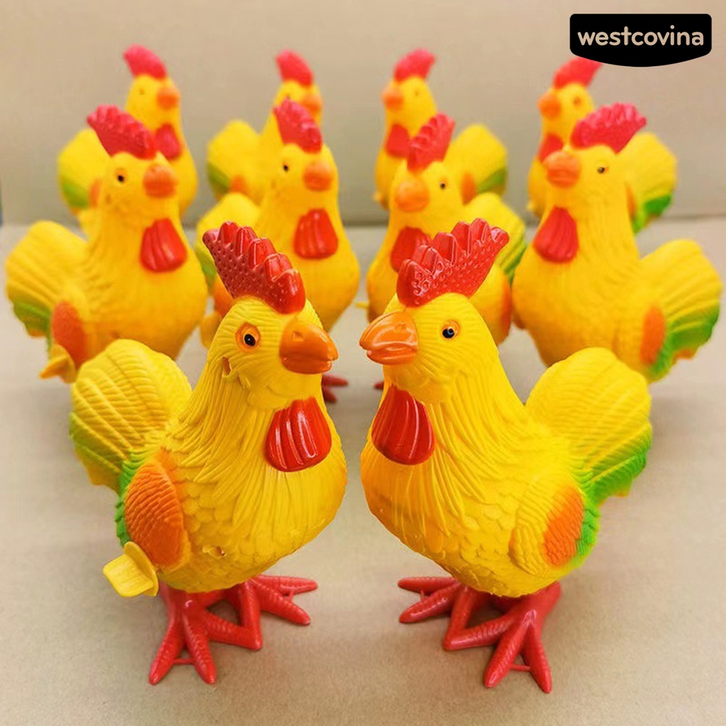 [COD]♋Đồ Chơi Lên Dây Cót Bằng Nhựa Hình Chú Gà Con Hoạt Hình Đáng Yêu