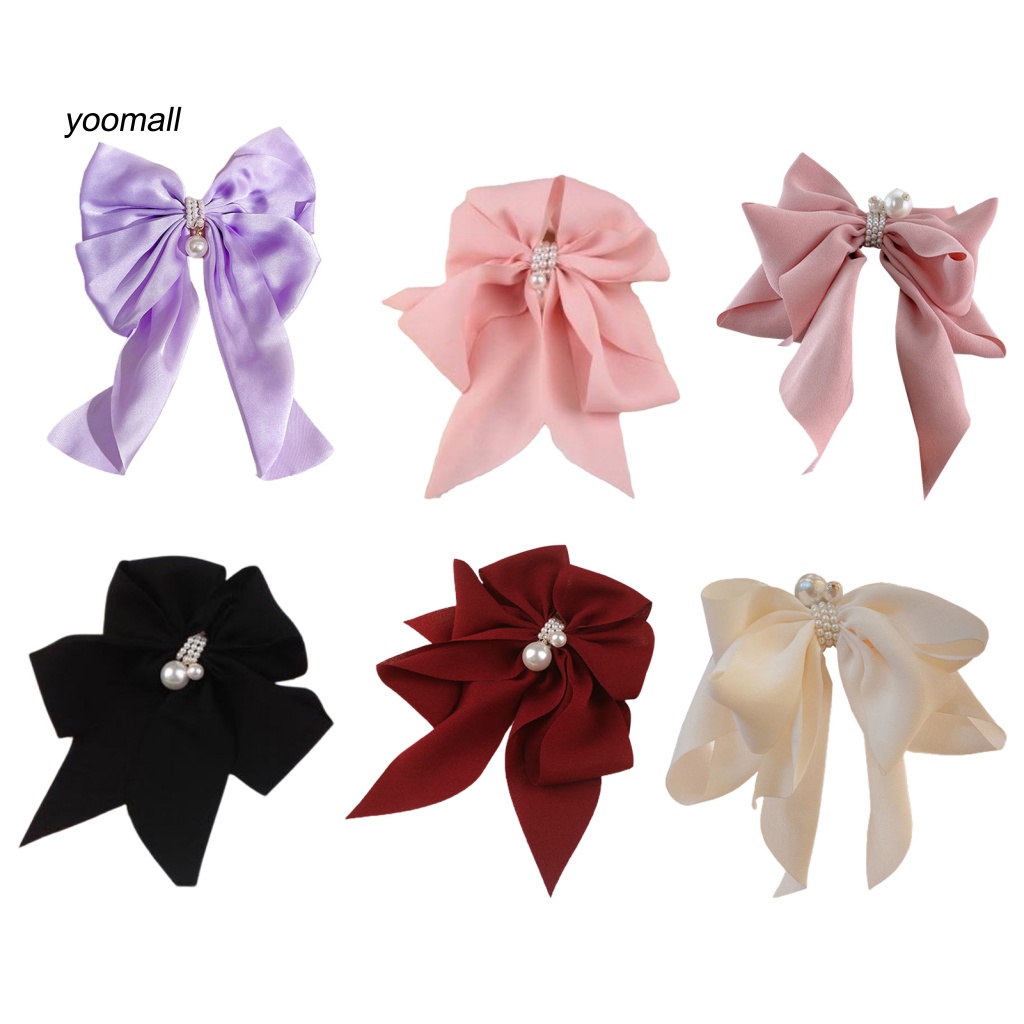 Kẹp Tóc Hình Nơ Dễ Thương Cho Nữ