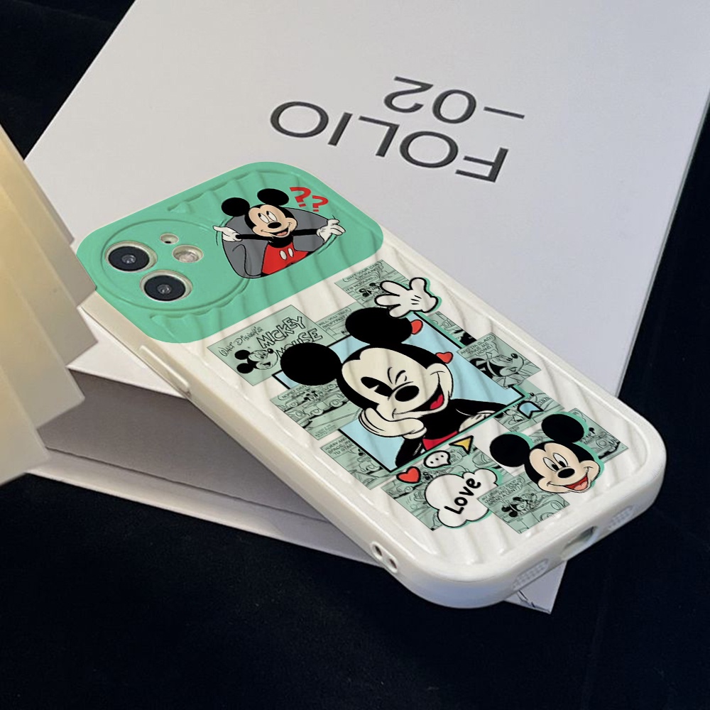 Ốp Điện Thoại TPU Mềm Chống Sốc Hình Disney mickey Minnie Cho IPhone 13 14 12 11 PRO Max Xs Max XR 7 8 Plus