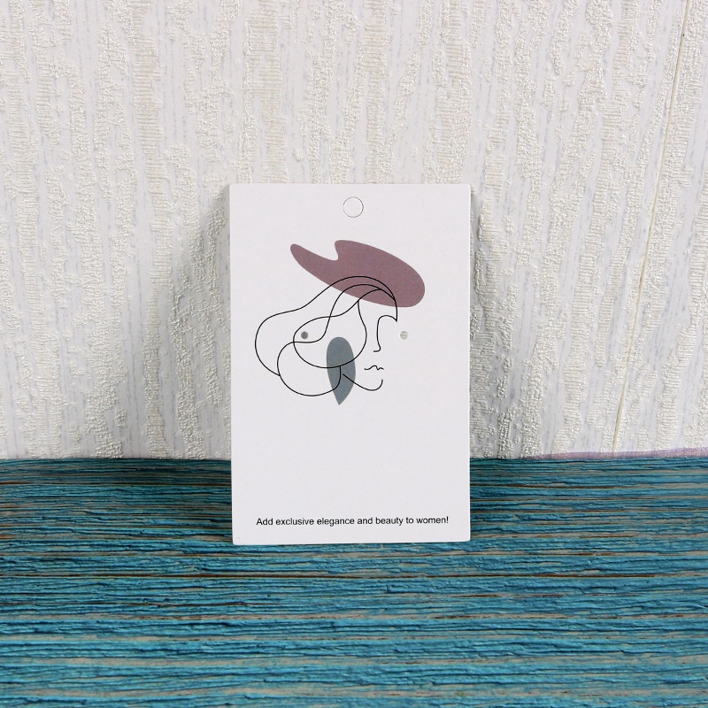 Set 100 Tấm Thẻ Trưng Bày Trang Sức 6X9cm Kèm 100 Ô Đựng