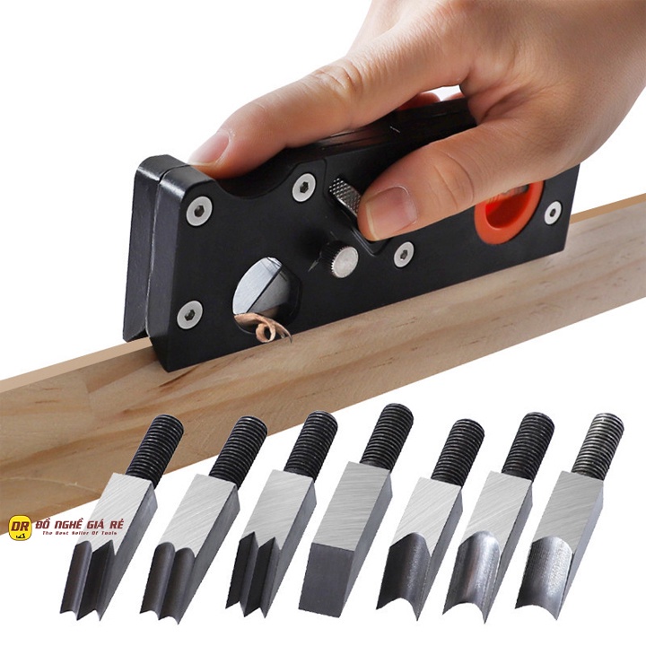 Bào gỗ cầm tay dùng cắt cạnh bo góc 45 độ không cần dùng máy