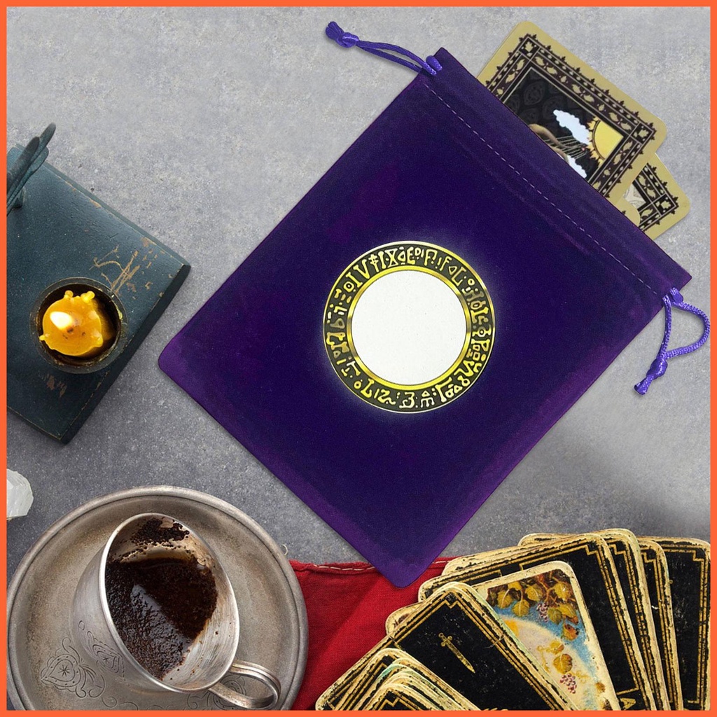 Túi Dây Rút Đựng Bài Tarot Chất Liệu Nhung Mềm Mại