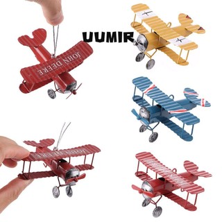 UUMIR Mô hình máy bay mini bằng sắt dành cho trang trí bàn làm việc