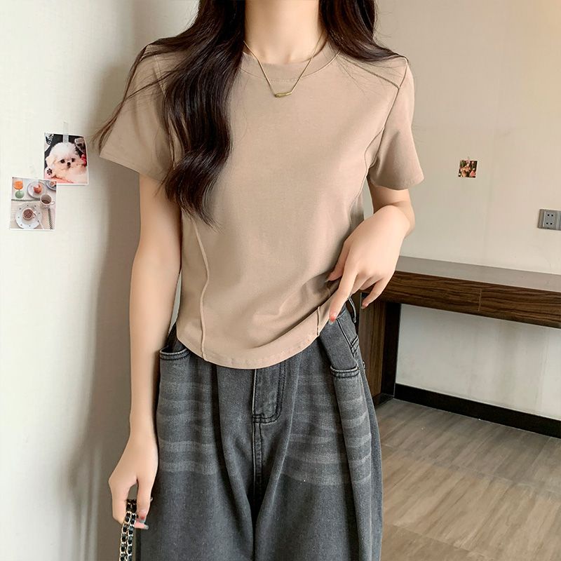 COZOKC Áo Thun Ngắn Tay Hở Vai Thời Trang Dành Cho Nữ