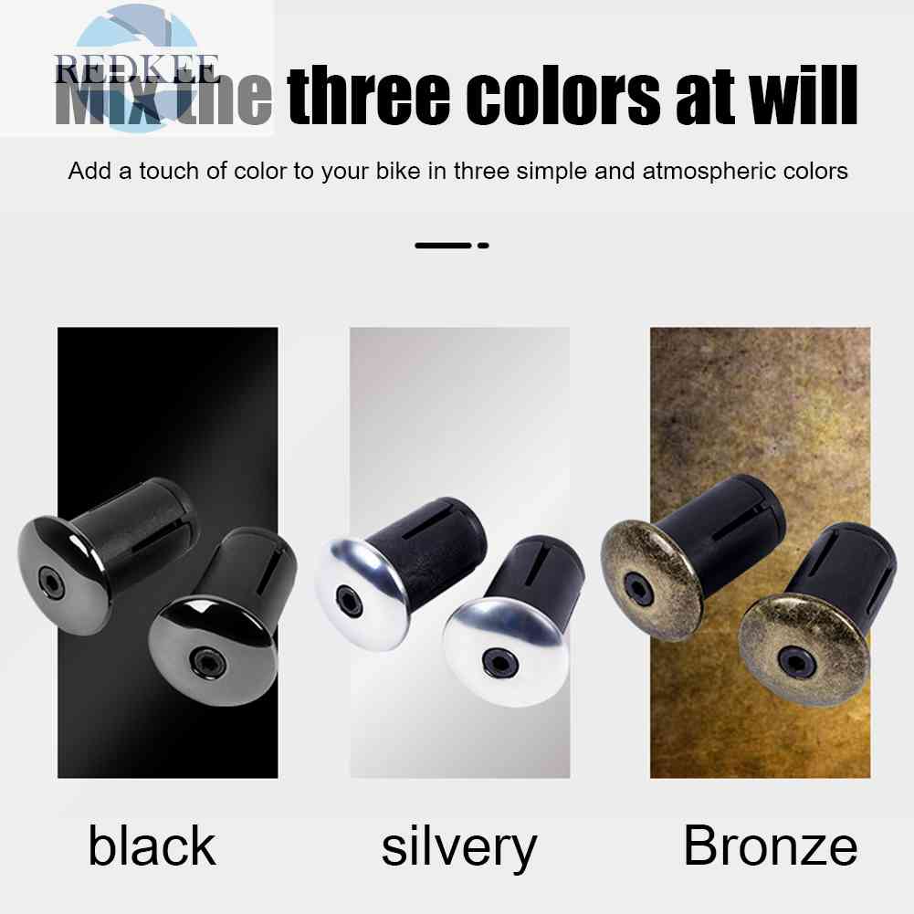 Set 2 Nút Gắn Tay Lái Xe Đạp MTB Chất Liệu Hợp Kim Nhôm