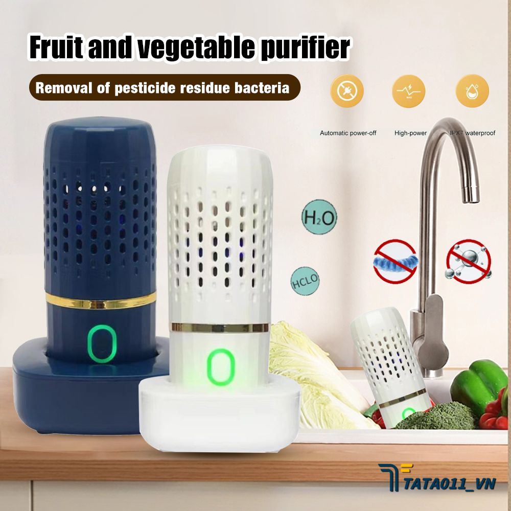 Máy Rửa Rau Củ Quả Máy Khử Trùng Thực Phẩm Và Trái Cây Khử Trùng Tự Động Với Công Nghệ Điện Phân Nước H01 VN1