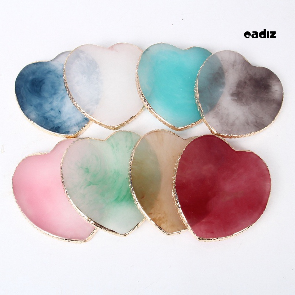 Bảng Pha Màu Vẽ Móng Nghệ Thuật Viền Tròn Trái Tim Phong Cách Nhật Bản