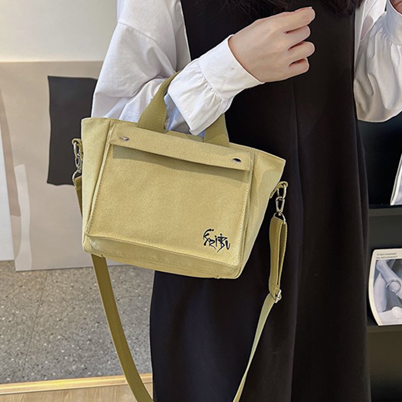 Túi Đeo Chéo Vai Bằng Vải Thời Trang Sành Điệu Cho Nữ