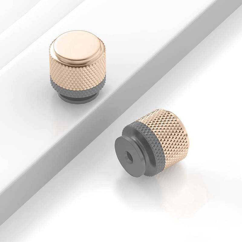 Set 16 Tay Nắm Cửa Tủ Họa Tiết Kim Cương Kèm Ốc Vít