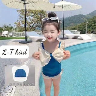 Bikini nơ ngực bèo vai bé gái