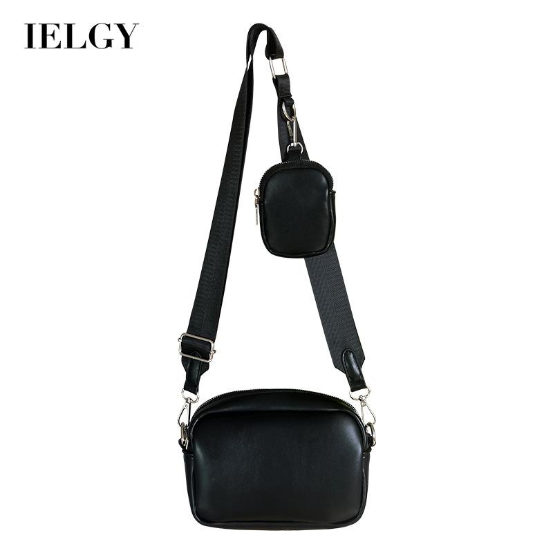 Ielgy Túi Đeo Chéo Hình Vuông Nhỏ Đơn Giản Phong Cách retro Hợp Thời Trang Cho Nữ