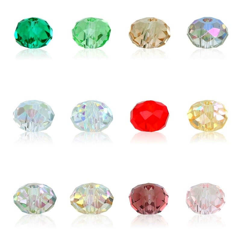 Chuỗi Hạt Pha Lê 4-8mm Làm Trang Sức Thủ Công DIY