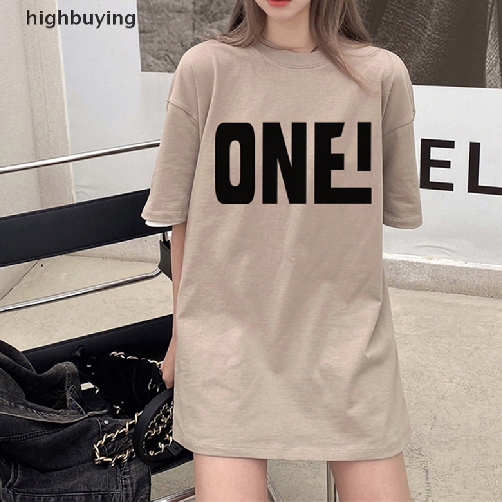 Áo Thun Tay Ngắn Cổ Tròn In Chữ Thời Trang Dành Cho Nữ