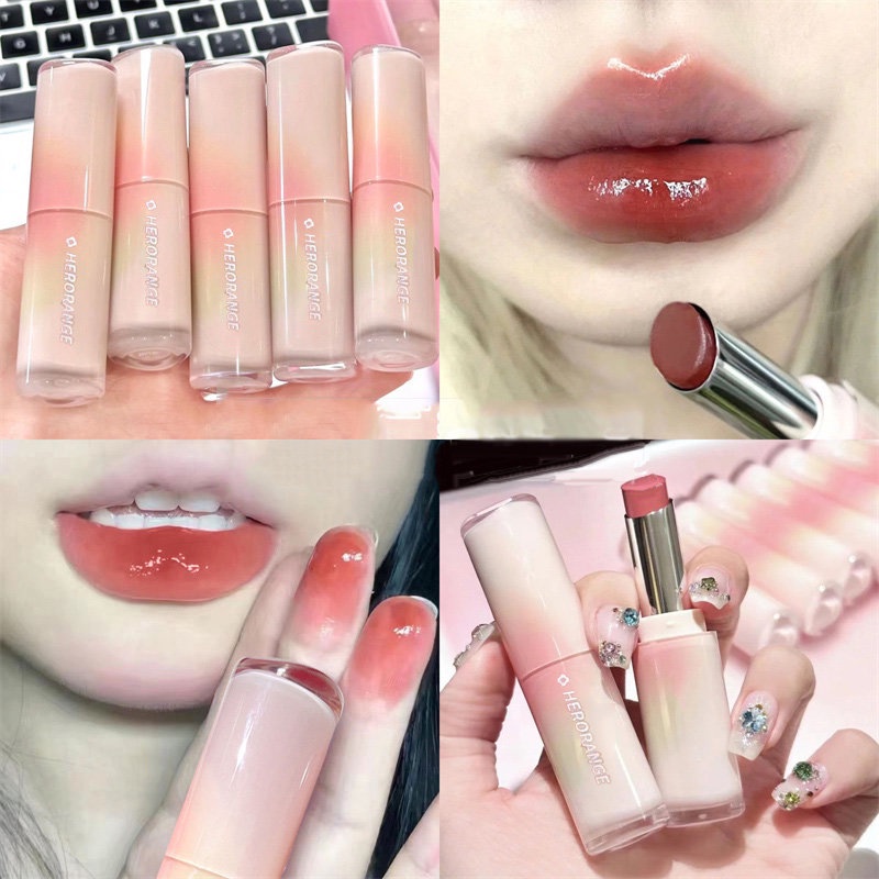 Son Bóng Dưỡng Ẩm Làm Trắng Môi Hiệu Ứng Gương HERORANGE