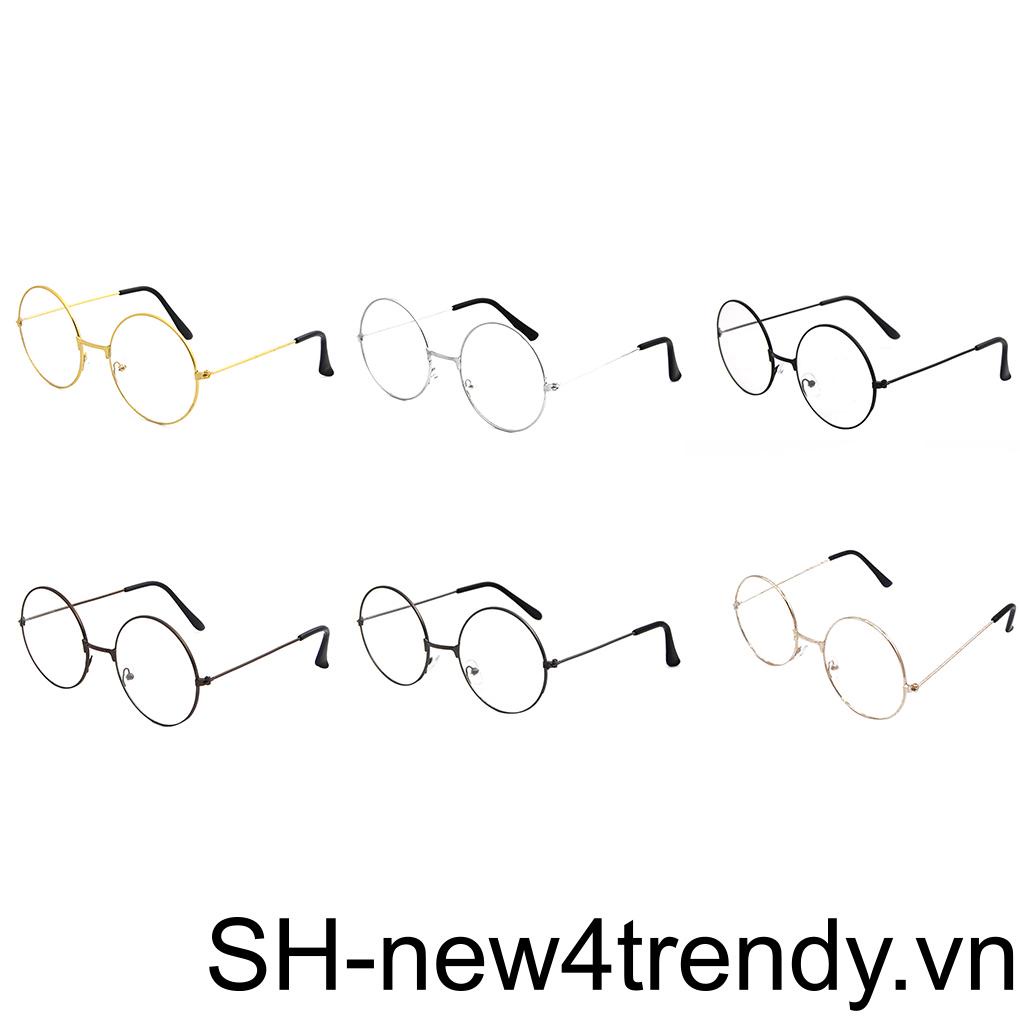 Mắt Kính Gọng Tròn Unisex