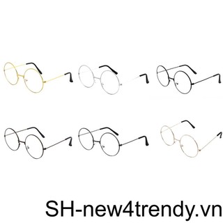 Mắt Kính Gọng Tròn Unisex