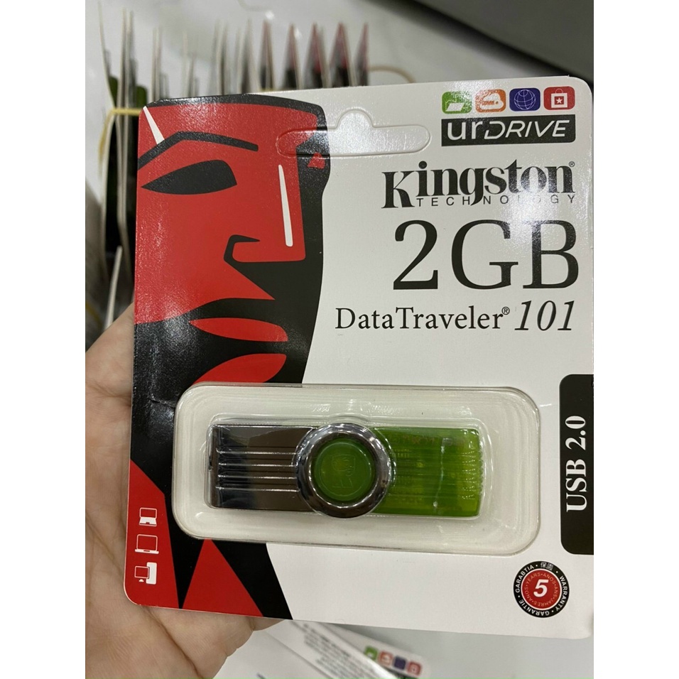 USB 2.0 KINGSTON 2GB bảo hành 12 tháng