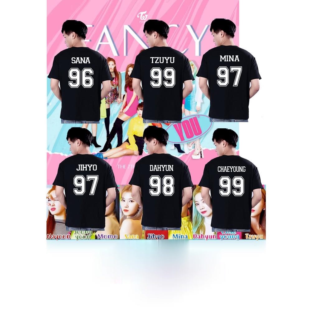 Áo thun kpop TWICE logo áo phông dáng rộng áo đôi