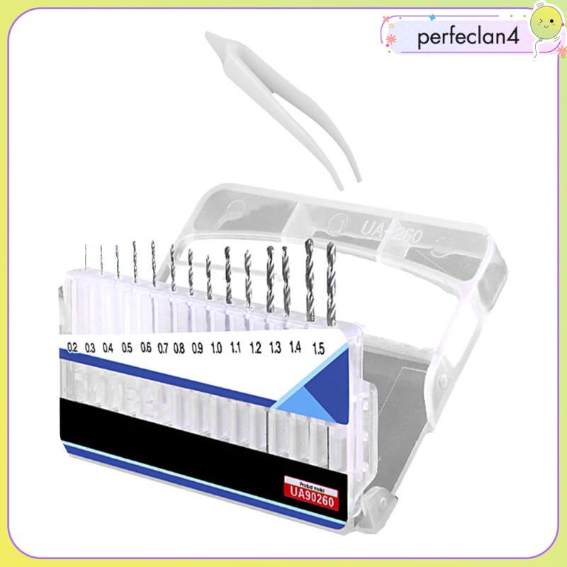 Bộ 14 Mũi Khoan Xoắn Bằng Thép Không Gỉ