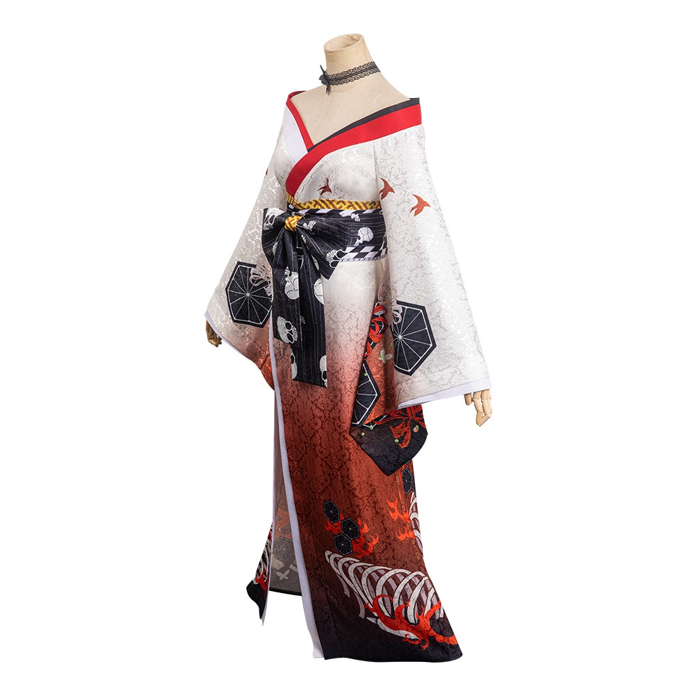 Đầm Kimono Hóa Trang Nhân Vật Hyakkiyakou 'S Shutendoji Makima