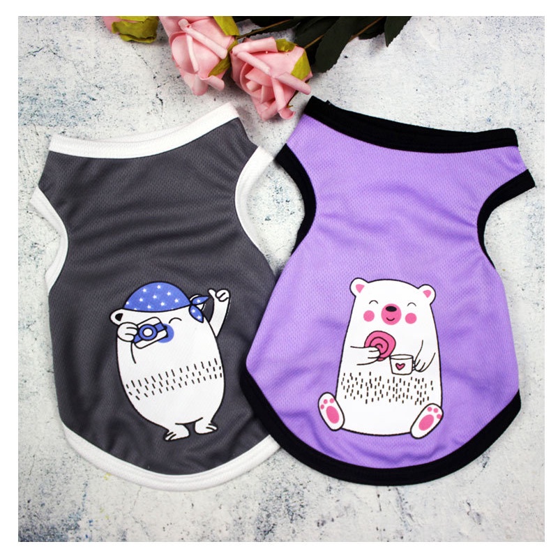 Áo Chó Mèo - Áo Hè Cho Thú Cưng Nhiều Họa Tiết