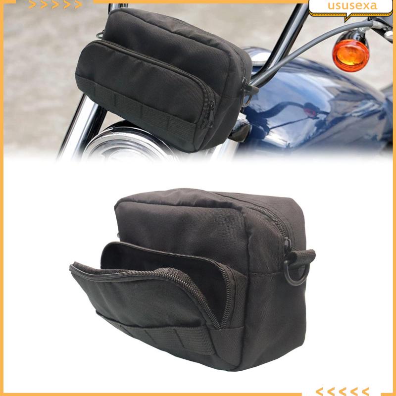 Motorcycle Fork Bag Durable Saddlebag Backpack Motorcycle Roll Bag Handlebar Bag for