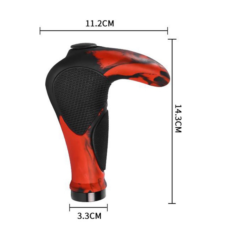 Set 1 Cặp Tay Cầm Xe Đạp Bằng Hợp Kim Nhôm Và Cao Su Màu Xanh Dương