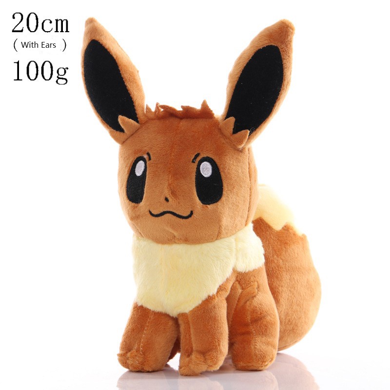 Đồ chơi nhồi bông Hình Pikachu Mew Lucario Eevee Charmander Mewtwo Dễ Thương