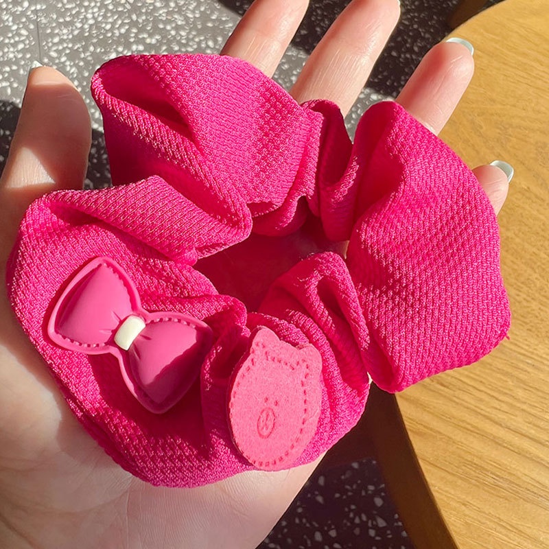 Gấu dâu Lotso Dây Cột Tóc Cao Su Hình Gấu Hoạt Hình Dễ Thương Cho Nữ