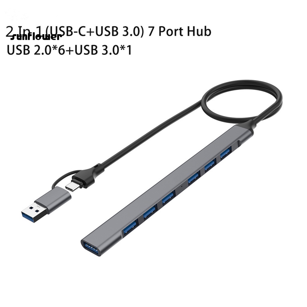 Bộ Chia 7 Cổng Usb Cho Macbook Pro 13 15 Air Mi Pro PC