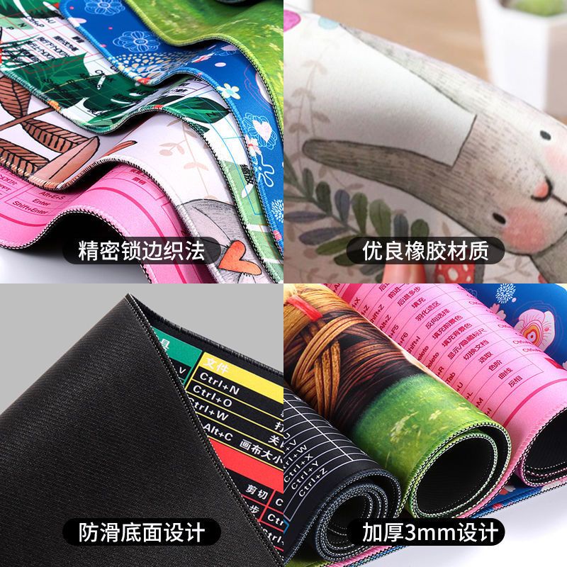 Iron Man mouse pad oversized thickened Spider-Man Marvel custom student mouse keyboard pad office desk pad