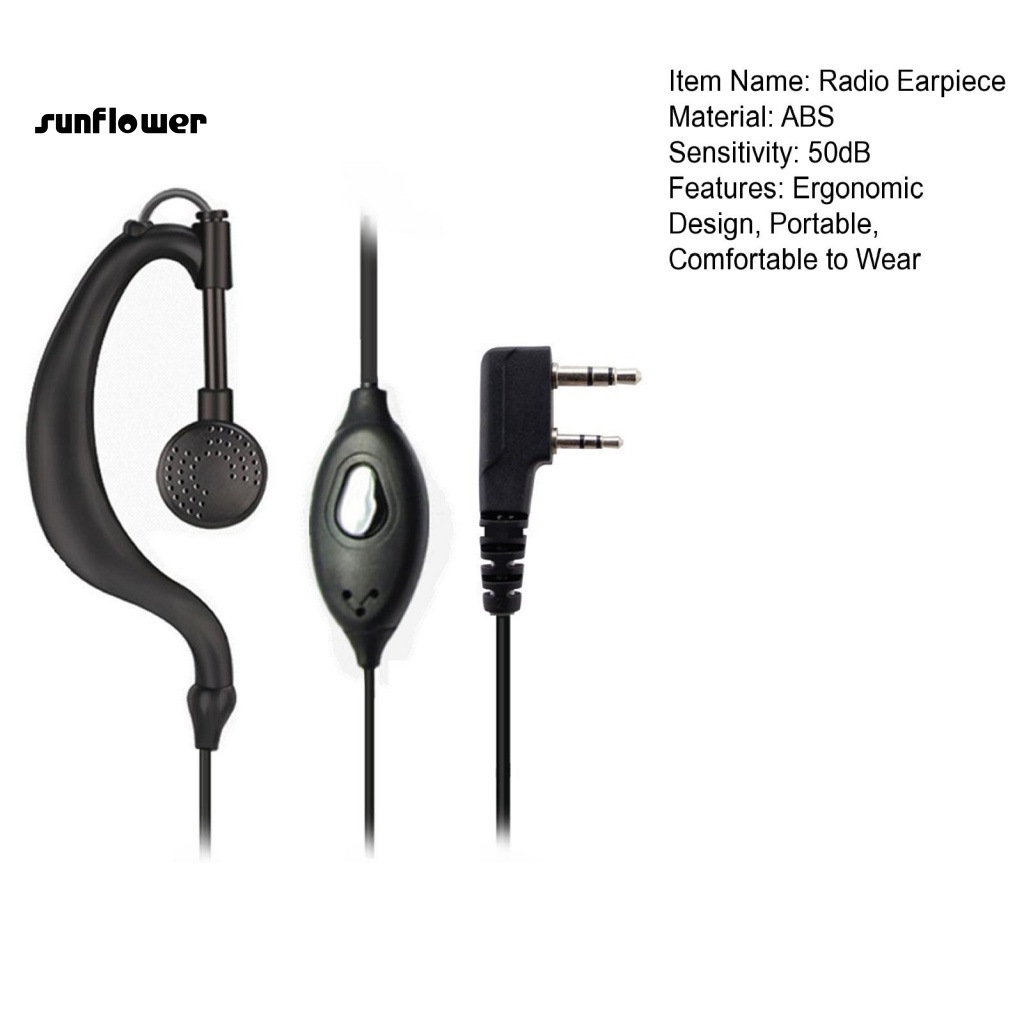 Tai Nghe 2 Chiều PTT Chuyên Dụng Cho Bộ Đàm Baofeng BF-888S 5R