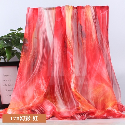 Vải Lưới Màu gradient 3D Dùng May Trang Phục Phong Cách Trung Hoa