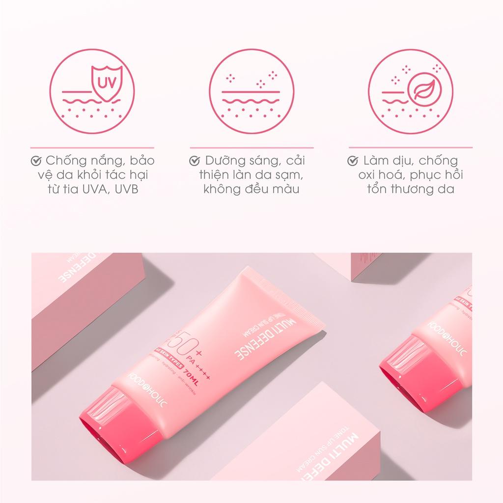 Kem Chống Nắng Foodaholic Multi Defense Tone Up Sun Cream 70ml