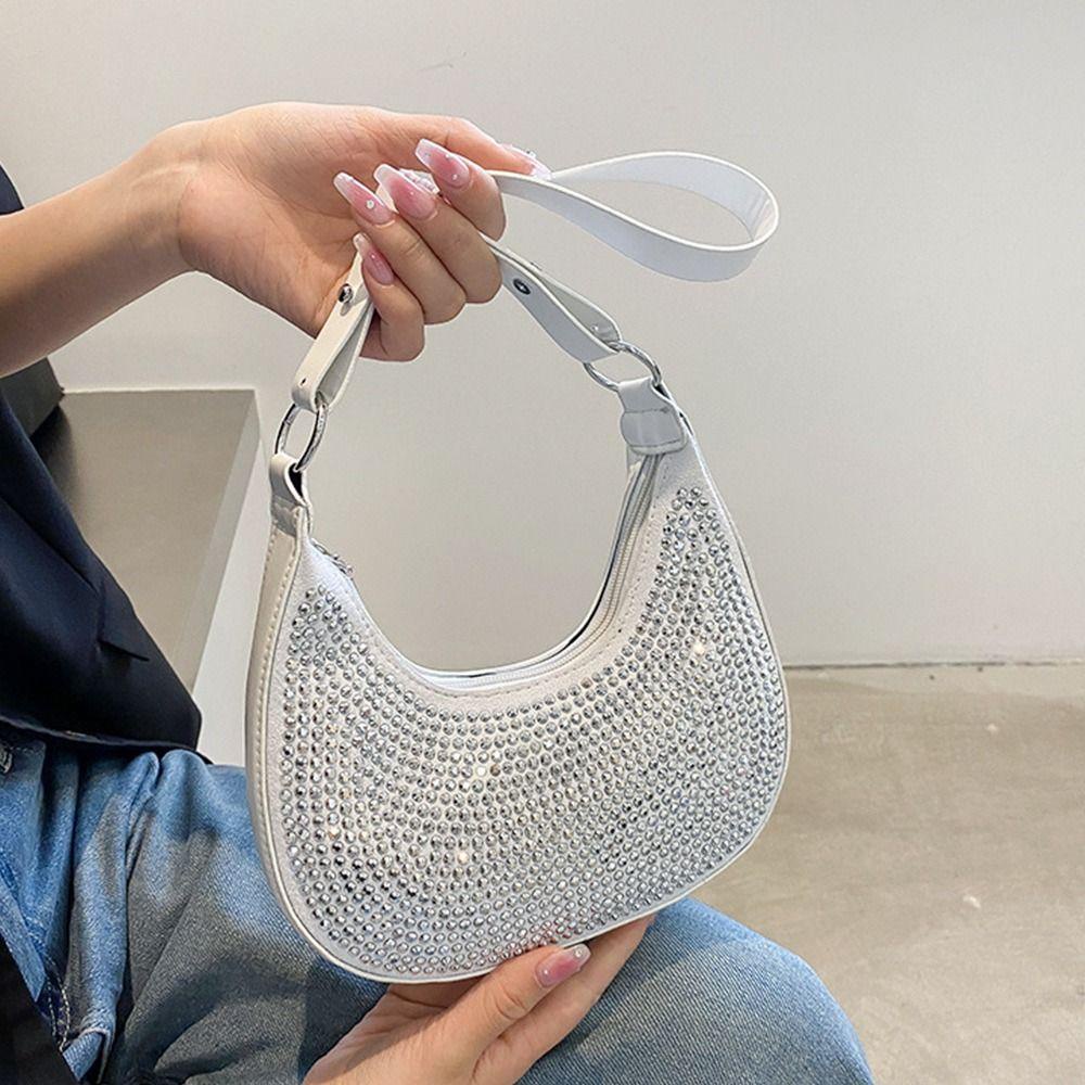 UUMIR Ví Cầm Tay Đính Kim Sa Lấp Lánh Thời Trang Dự Tiệc