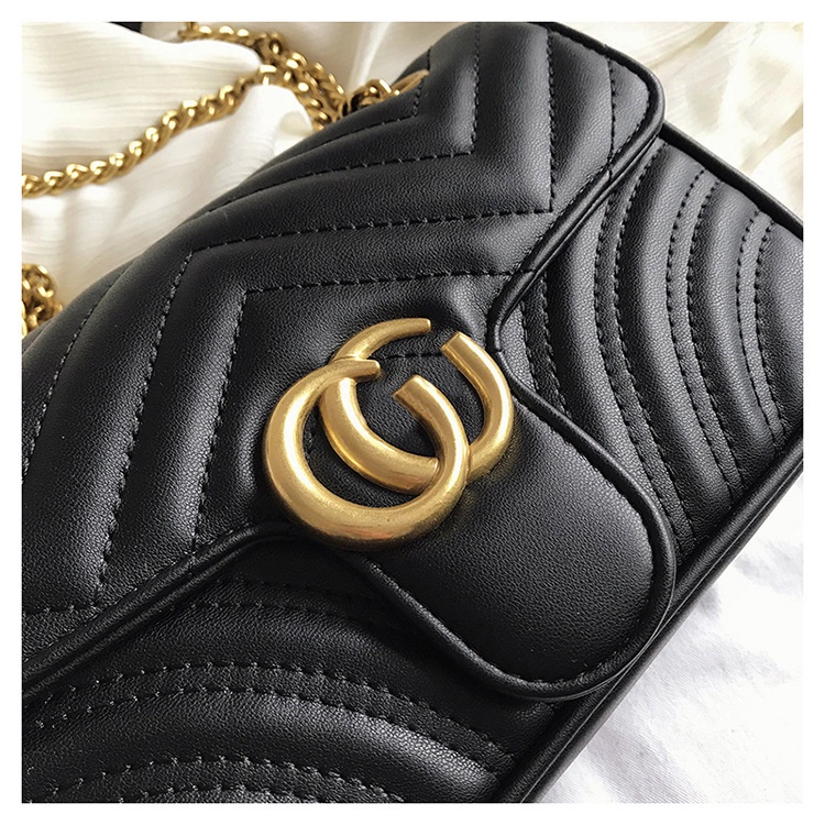 Túi Đeo Chéo Thêu Họa Tiết Hình Thoi Phong Cách Hàn Quốc Thời Trang Cho Nữ