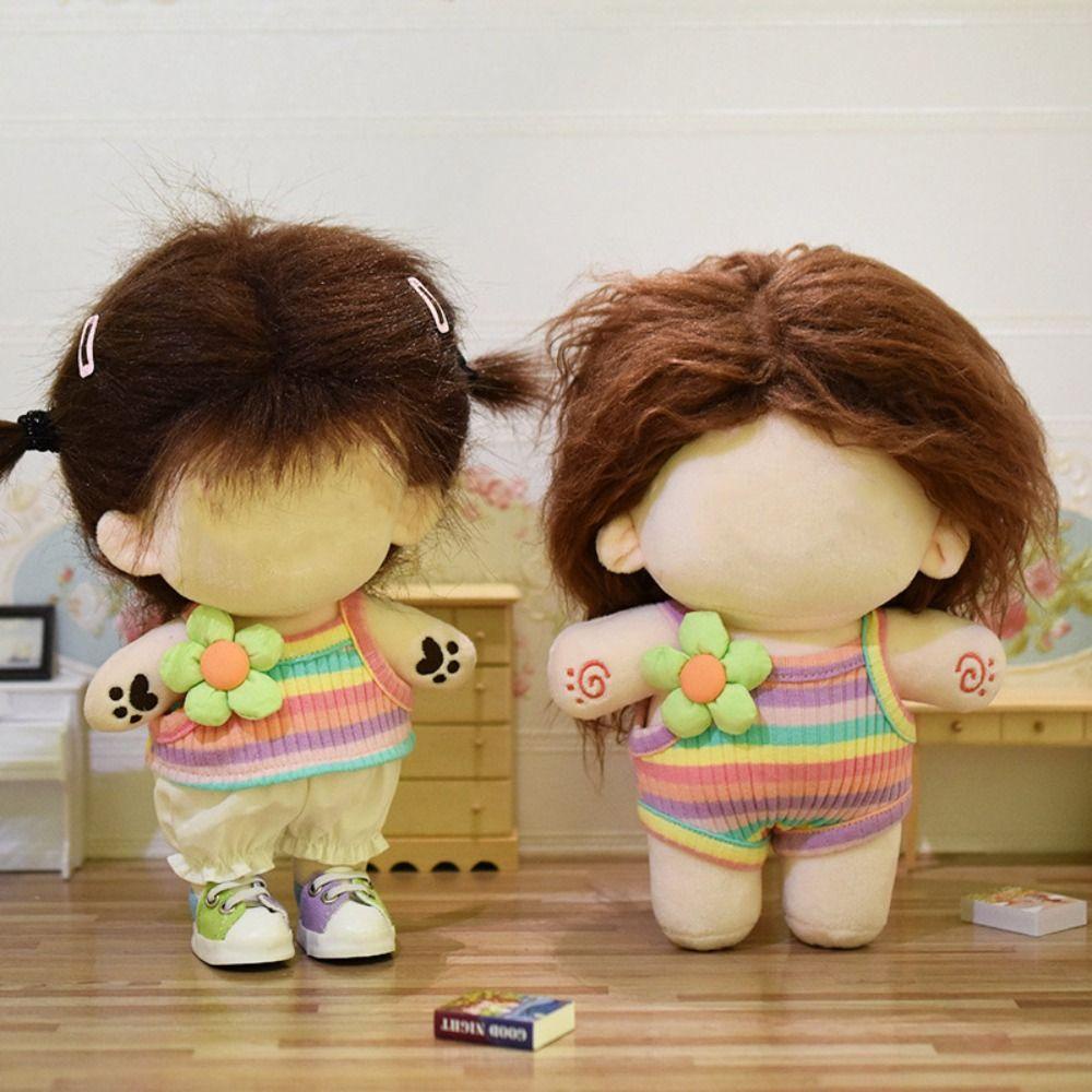 CHOOKEY Đầm Búp Bê 20cm Họa Tiết Hoa 3D Xinh Xắn Thời Trang Mùa Hè