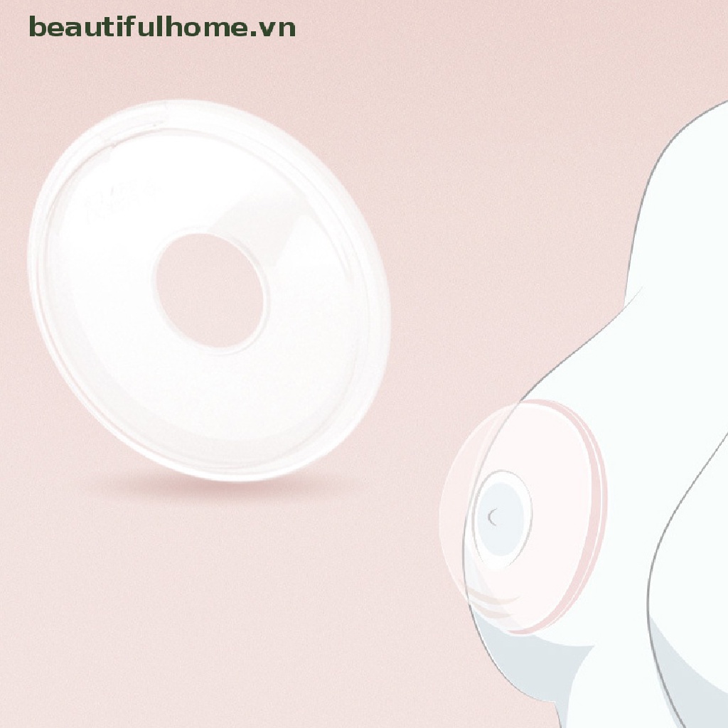 Bộ 1 / 2 Cốc Silicone Sưu Tập Sữa Mẹ Chống Rò Rỉ Tiện Dụng