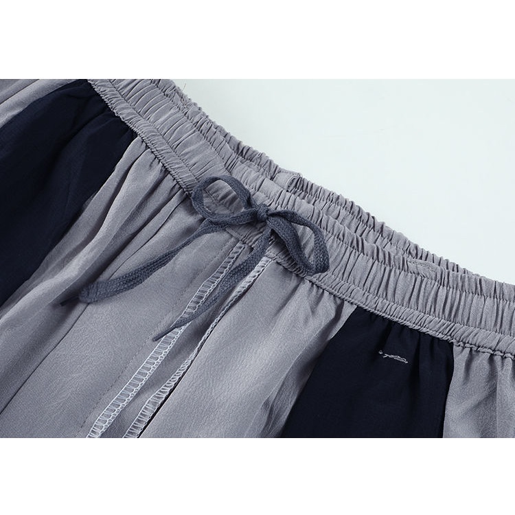 Quần Dài Thể Thao Vải Lụa Lạnh Mỏng Dáng Rộng Lưng Thun Nhanh Khô Thoải Mái Thời Trang Mùa Hè 2023 Cho Nam Trung Niên 2023