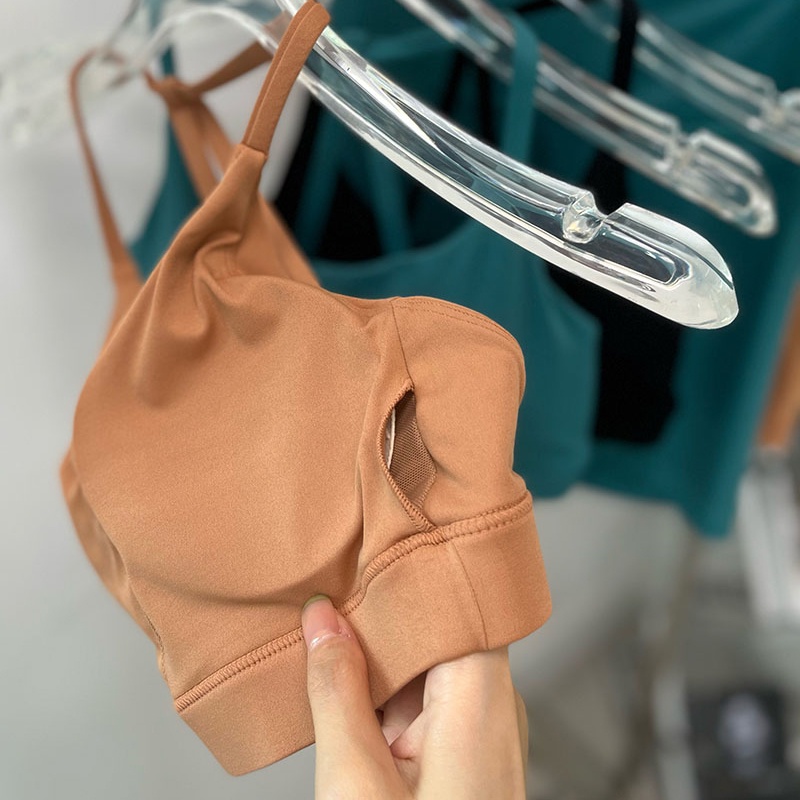 Áo Ngực Thể Thao Dây Mảnh Hở Lưng Tập Yoga