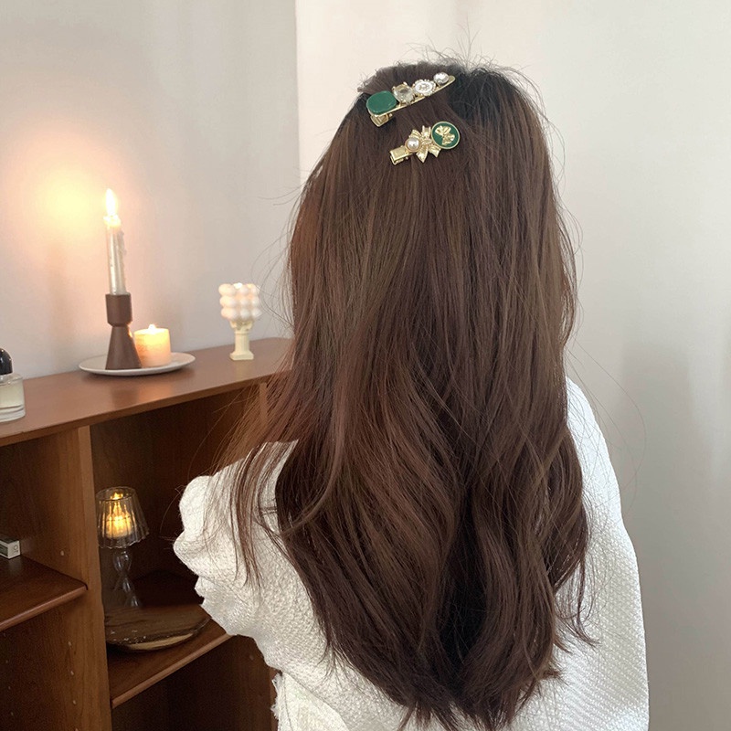 Kẹp Tóc Đính Ngọc Trai Phong Cách Hàn Quốc Cho Nữ