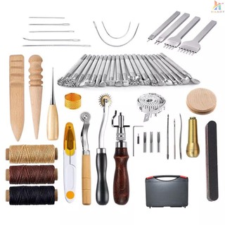 Bộ 59 dụng cụ làm đồ da thủ công chuyên dụng